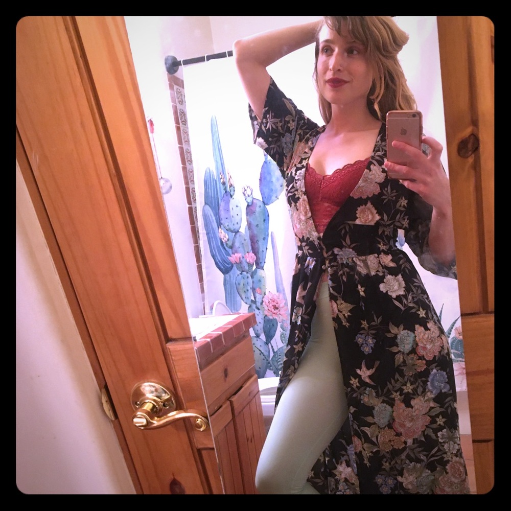 Elegant Floral Dress/Robe